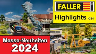 Highlights und Preise der FALLER MesseNeuheiten 2024 in Spur H0  N [upl. by Yendic]