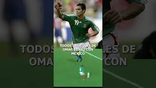 Todos los GOLES de OMAR BRAVO con MÉXICO shorts omarbravo selecionmexicana [upl. by Dagney]