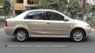 Toyota Etios road test and video review [upl. by Twila]