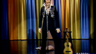 Andy Kaufmans Elvis Presley Impression  Carson Tonight Show [upl. by Godden]