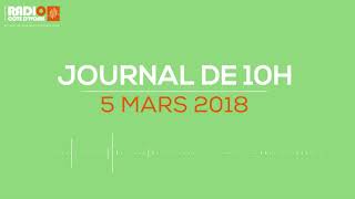 Le journal de 10h00 du 5 mars 2018  Radio Côte dIvoire [upl. by Shurlock]