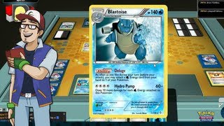 PokéPlay  PTCGO  Blastoise vs Darkrai [upl. by Iuq]