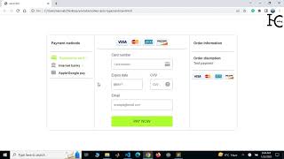 Payment Gateway using HTMLCSS JavaScript in Ecommerce website [upl. by Dal738]