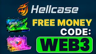 Hellcase Promo Code  WEB3  Get FREE 070  10 BONUS [upl. by Annahc]