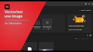 Illustrator  Vectoriser une image [upl. by Athelstan717]