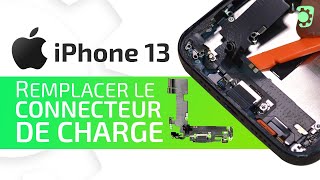 Comment changer le connecteur de charge de liPhone 13  Tuto BricoPhone [upl. by Sedda]