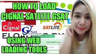 HOW TO LOAD CIGNAL SATLITE GSAT AND GPINOY USING WEB LOADING TOOLMARIA FE NOLASCO tpc tutorials [upl. by Letsyrk]