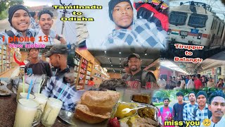 30 hours Tiruppur to Balangir journey part 1 sambalpuri vlogs miss you dosto 😌Rabin fitness [upl. by Kenzi]