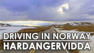 Driving in Norway Hardangervidda [upl. by Eceinahs]