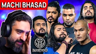 MUST WATCH First Reaction to Bloodywood  Machi Bhasad [upl. by Hairahs]