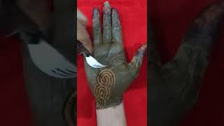 OMG 😱 mehndi on hand shocking results instant Henna Designs shorts ytshorts henna [upl. by Ardelle]