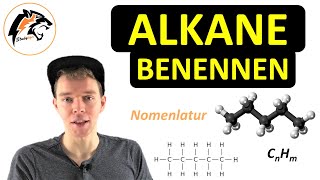 ALKANE benennen IUPAC Nomenklatur  Chemie Tutorial [upl. by Aihtiekal614]