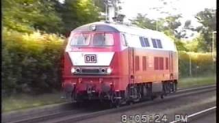 Zum Abschied Diesellok Baureihe 218 in SchleswigHolstein amp Bremen║diesel trains sound locomotive [upl. by Arvie]