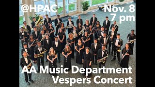 Andrews Academy Music Department Vespers Concert [upl. by Burnard]