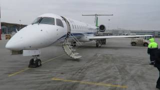 Перелет Белгород  СанктПетербург на Embraer ERJ145 Комиавиатранс [upl. by Yboc]