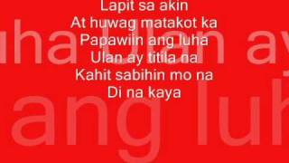 YENG CONSTANTINO  LAPIT with LYRICS [upl. by Aiksa120]