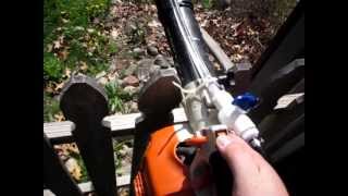 Stihl blower turned sprayer [upl. by Daryl]