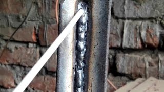 Vertical stick welding project for beginners [upl. by Thorrlow]