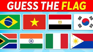 🚩 Guess the Country by the Flag 🌍  World Flags Quiz 🧠🤯 [upl. by Akcirred478]