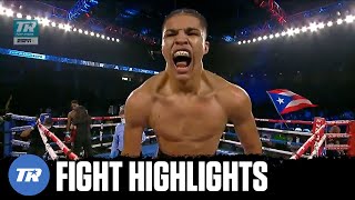 Xander Zayas Unloads on Demarcus Layton For A Highlight Reel Knockout  FIGHT HIGHLIGHTS [upl. by Anaoj]