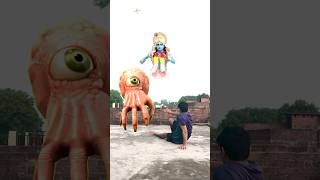 Monster attack vfx magic funny video  khatushyam bhootwala trending shortsfeed viralvlog [upl. by Eetak853]