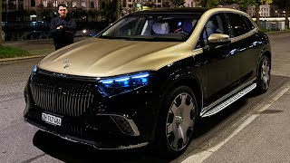 2025 MercedesMAYBACH SClass SUV  Full Night Drive Review EQS 680 Interior Exterior [upl. by Eran]