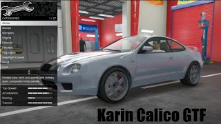 Tuners DLC  Karin Calico GTF Customization  GTA 5 Online [upl. by Harriott]