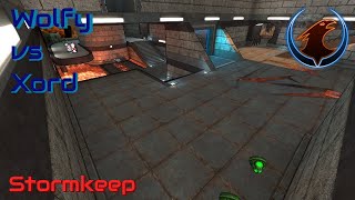 He hates Stormkeep  Wolfy vs Xord  Stormkeep  Xonotic Duel Commentary [upl. by Sirtimid]