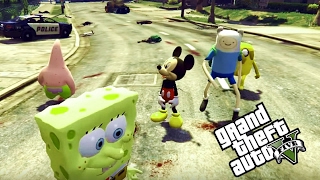 GANGUE AMENDOBOBO  BoB Esponja no GTA V MODS [upl. by Botnick]