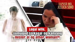 Legal wife sumugod sa kasal ng kanyang mister at ng other woman  Kapuso Mo Jessica Soho [upl. by Mellie]