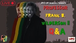 Frank B Wilderson APU x UPC event [upl. by Yrtsed]