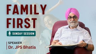 Family First Session  Sunday Session  Dr JPS Bhatia  The Hermitage Rehab [upl. by Skier717]