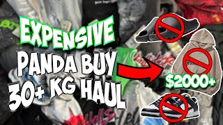 EXPENSIVE 30 KG NONNPC PANDABUY HAUL Hellstar Balenciaga OffWhite Sp5der Gallery Dept more [upl. by Philana]