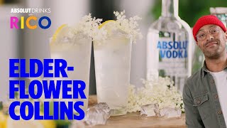 The Elderflower Collins  Absolut Drinks With Rico [upl. by Elke]