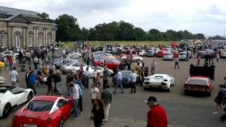 Hopetoun House Scottish Italian Car amp Bike Show 2012 Turnout [upl. by Irod]