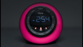 iHOME IBT297 alarm clock review  Giveaway winner [upl. by Eittam746]