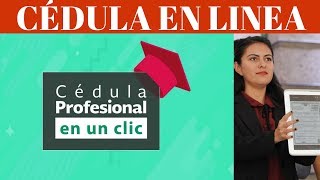 ahora podras TRAMITAR tu CÉDULA PROFESIONAL en LINEA  mira como HACERLO [upl. by Gisela]