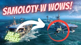 Samoloty w grze o statkach  Podstawy gry lotniskowcem w Wows [upl. by Enaywd456]