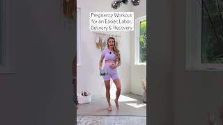 Easier Labor Delivery amp Recovery Workout pregnancyworkouts [upl. by Isidore]