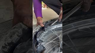 Great creative work with motorcycle wheel inner tube [upl. by Kavanaugh]