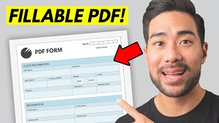 How To Create a Fillable PDF Form For FREE [upl. by Dermott]