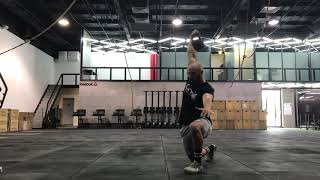 Functional Strength  Single Kettlebell Swing Snatch Homolateral Reverse Lunges  ON AIR [upl. by Ppik500]