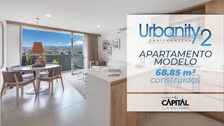 Urbanity 2  Apartamento modelo 6885 m2 construidos  Constructora Capital Medellín SAS [upl. by Camellia]