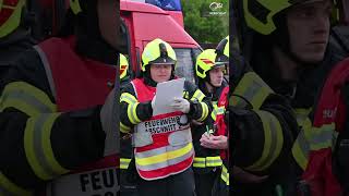 Brand in Wartberger Industriebetrieb als Übungsannahme bei Großübung [upl. by Elman]