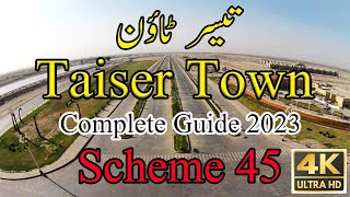 Taiser Town amp Scheme 45 Ki Sare Societies ki update 2023 or Market Value  Gohar Villas  GFS  CPEC [upl. by Gould]