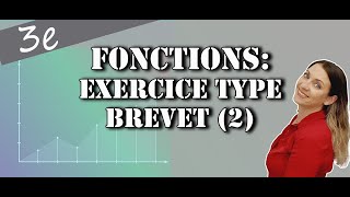 Fonctions  Exercice type Brevet [upl. by Ailed]