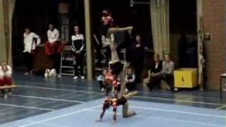 ACROGYM TRIO STEPHANIE PAULINE EN MIRANDA COMBI [upl. by Aileme]