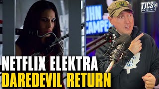 Daredevils Elektra Actress Addresses If Shell Return For Daredevil Born Again [upl. by Deana473]