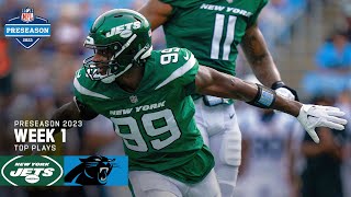 New York Jets Highlights vs Carolina Panthers  2023 Preseason Week 1 [upl. by Nosral]