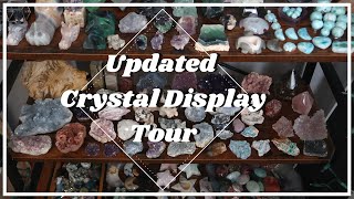 Crystal Corner 🔮  Updated Crystal Display Tour [upl. by Philine793]